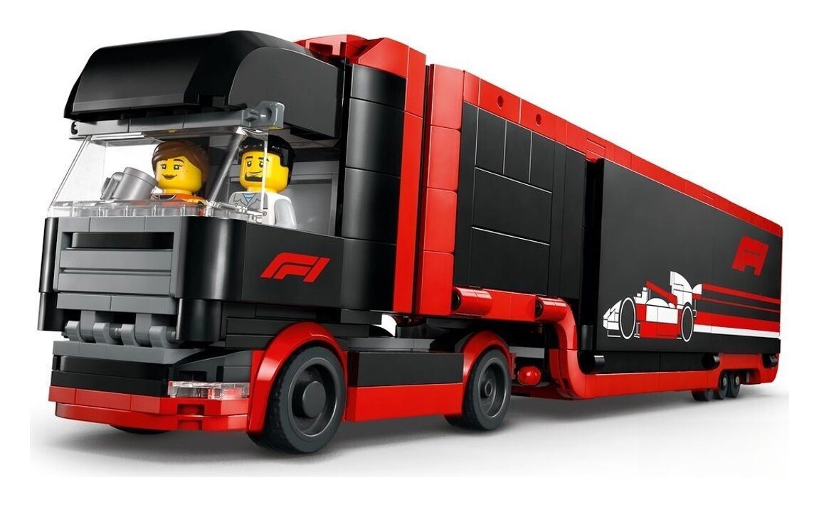 LEGO City Le camion de F1 avec RB20 et AMR24