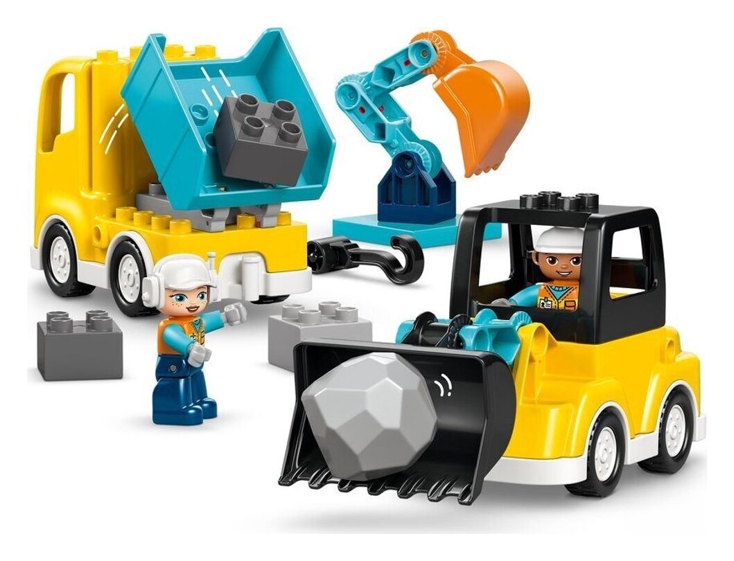 LEGO DUPLO Les véhicules de chantier 3-en-1