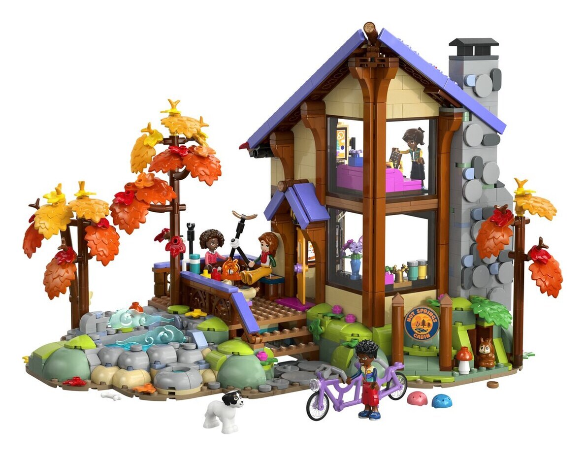LEGO Friends Le chalet confortable dans la forêt d’automne