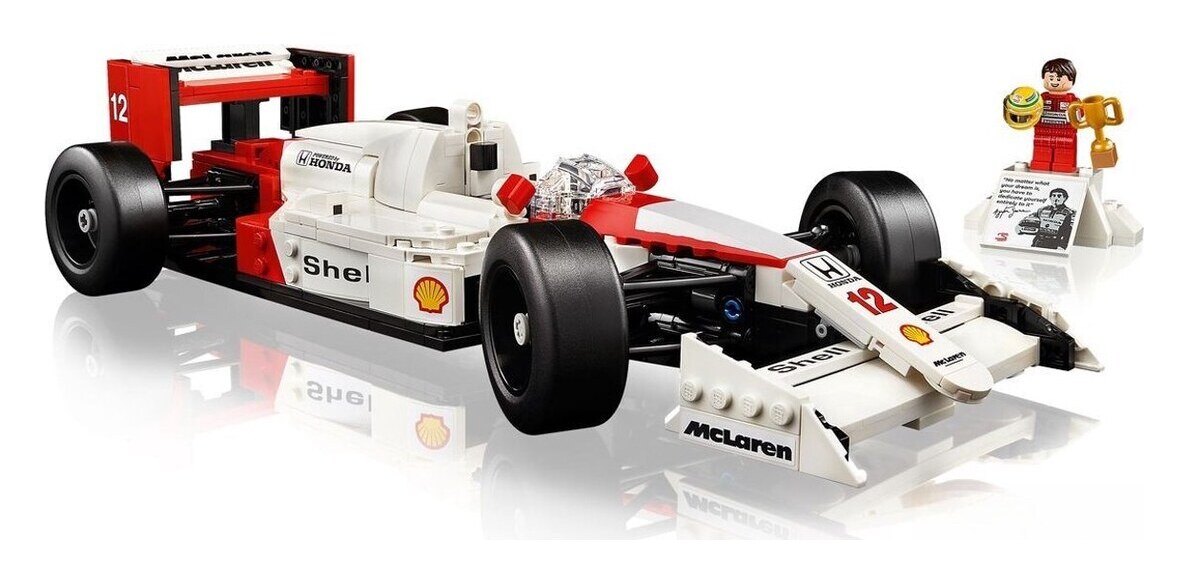 LEGO Icons McLaren MP4/4 et Ayrton Senna